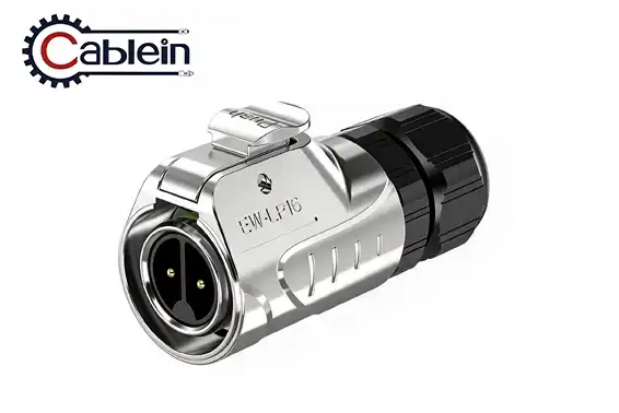 LP16 2-Pin Metal Shell Waterproof Solder Connector